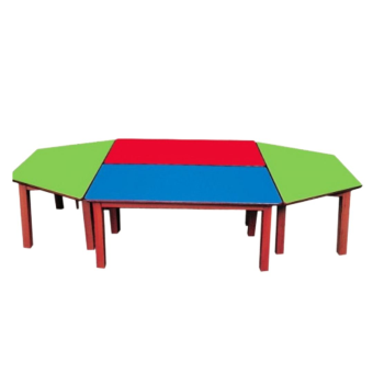 Octogonal Kindergarten assemblable Table