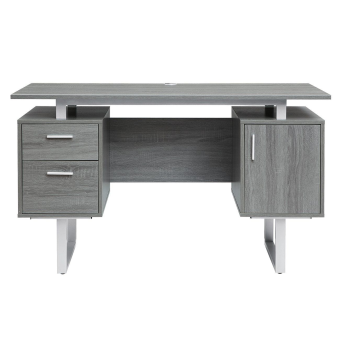 Modern Desk + 2 Pedestals