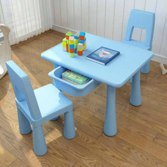 Kindergarten 2-Seat table and chair set