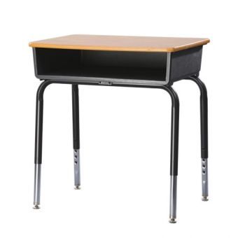 Wood+Iron 1-Seater School Table